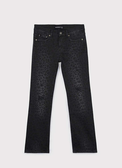 The Kooples - Jean Léopard - Noir/Léopard - Femme