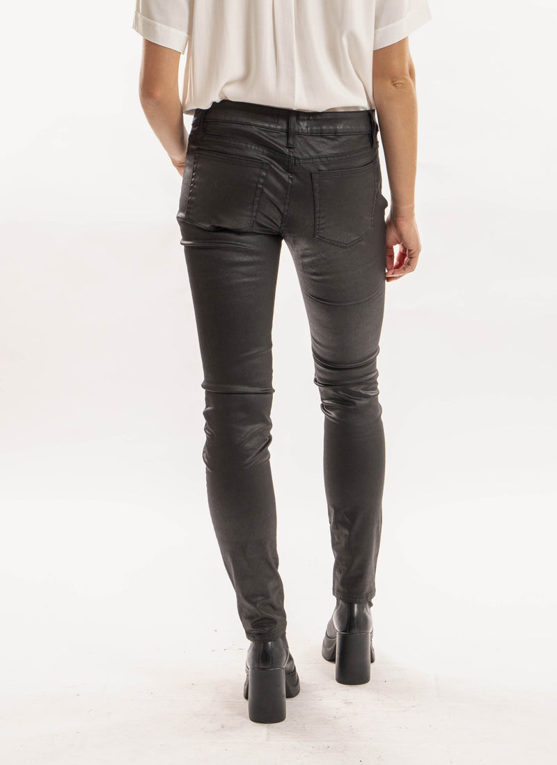 The Kooples - Pantalon Enduit - Black - Femme