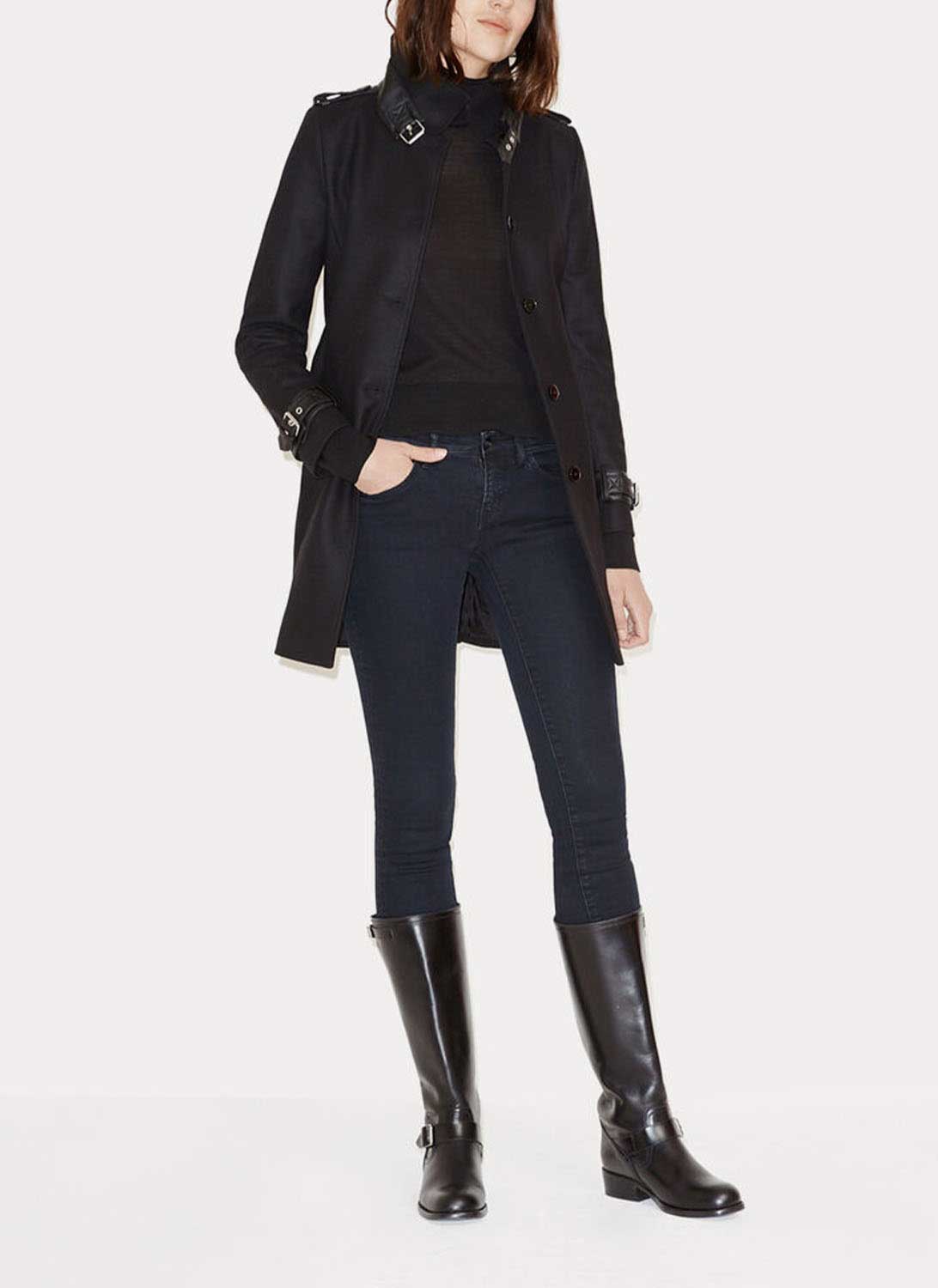 The Kooples - Jeans Skin Soft - Bleu Foncé - Femme