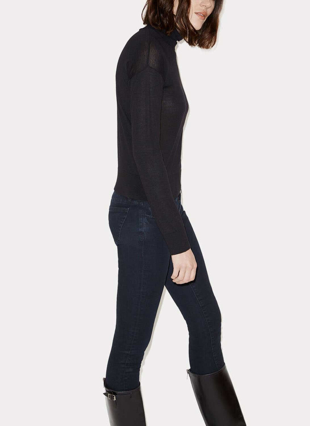 The Kooples - Jeans Skin Soft - Bleu Foncé - Femme