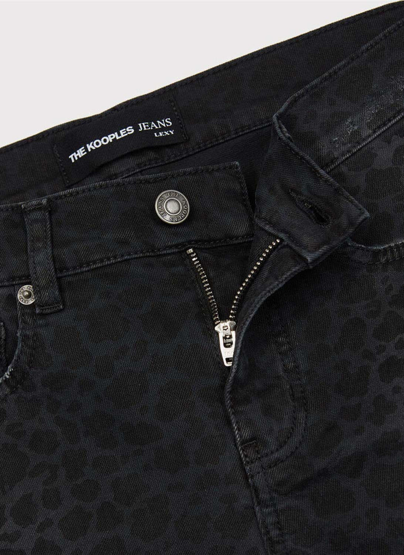 The Kooples - Jean Léopard - Leopard Black - Femme