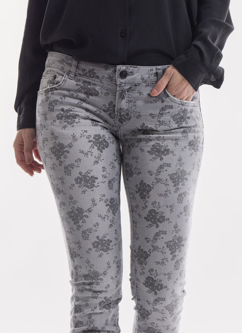 The Kooples - Jean À Motifs - Grey - Femme