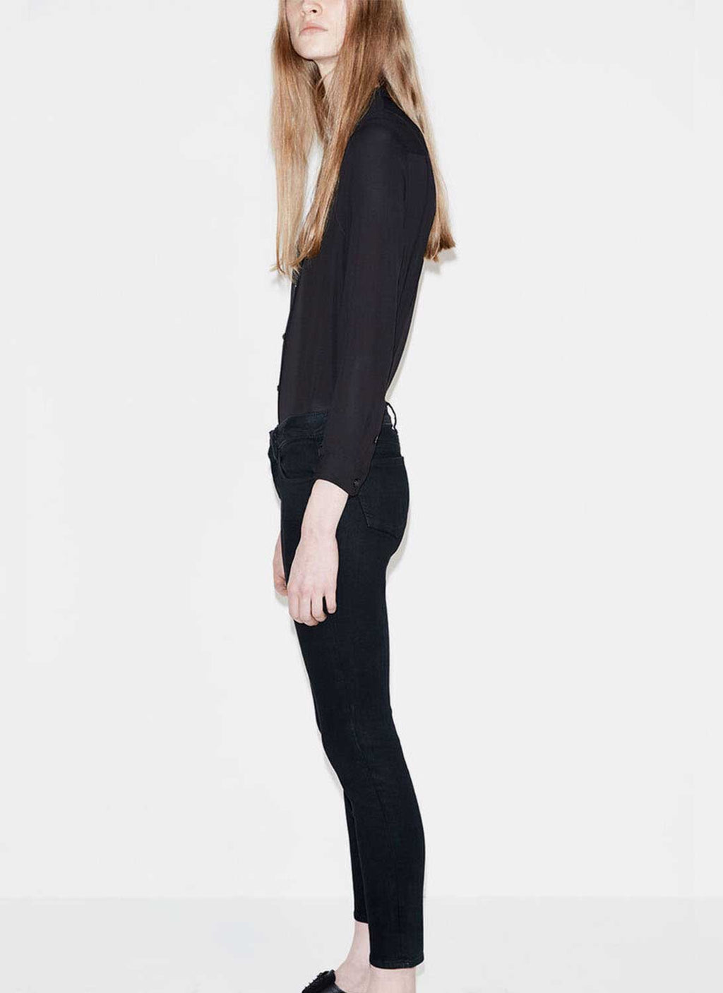 The Kooples - Vaqueros de corte suave - Negro - Mujer