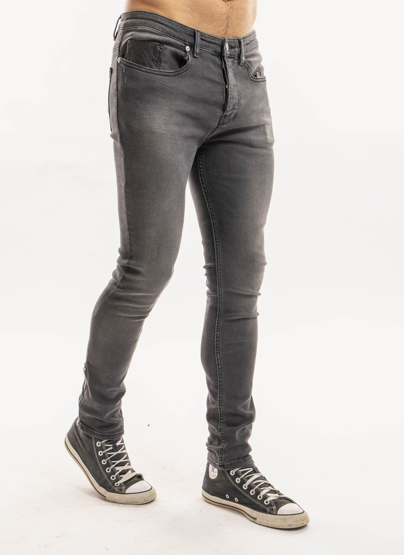 The Kooples - Jeans Skinny - Grey Washed - Homme