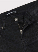 The Kooples - Vaqueros Leopardo - Negro/Leopardo - Mujer