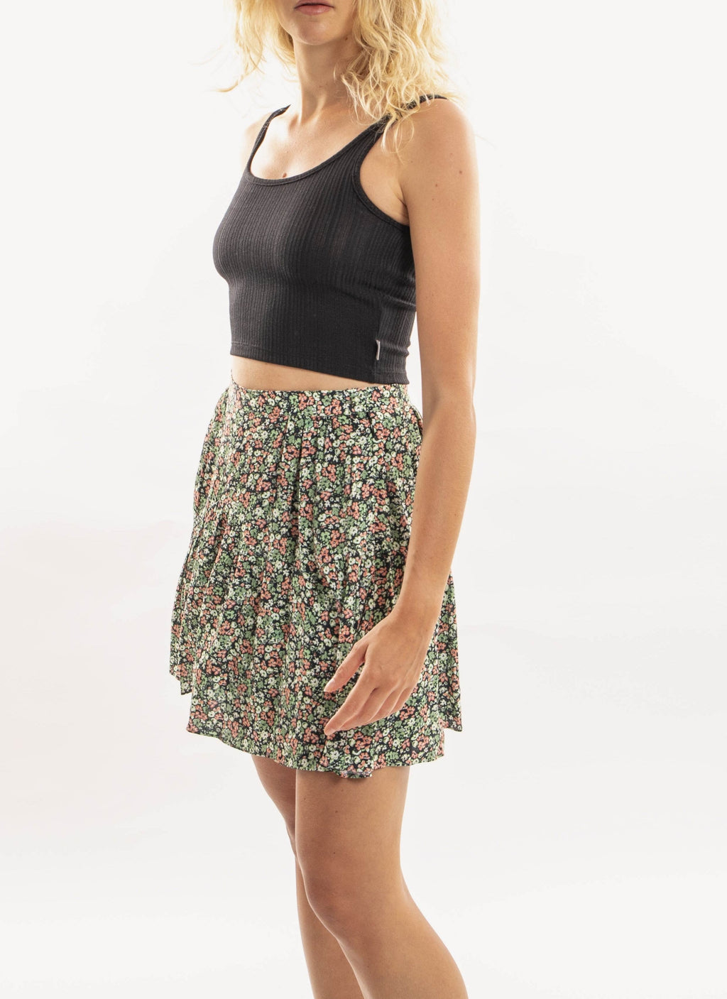 The Kooples - Falda Florida - Verde - Mujer