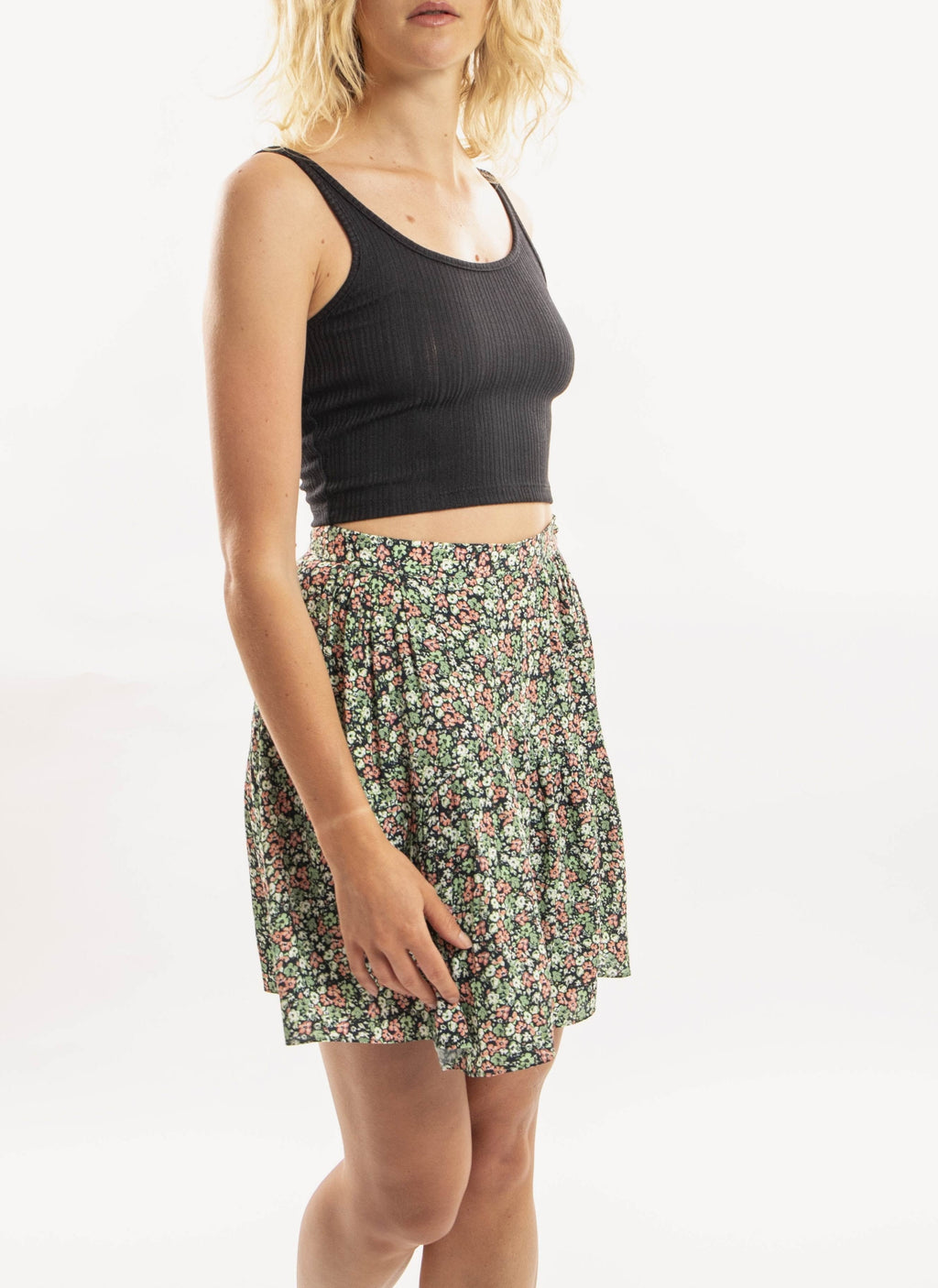 The Kooples - Falda Florida - Verde - Mujer