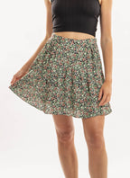 The Kooples - Falda Florida - Verde - Mujer
