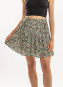 The Kooples - Falda Flores - Verde - Mujer
