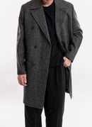 The Kooples - Manteau Briko Friends - Black White - Homme