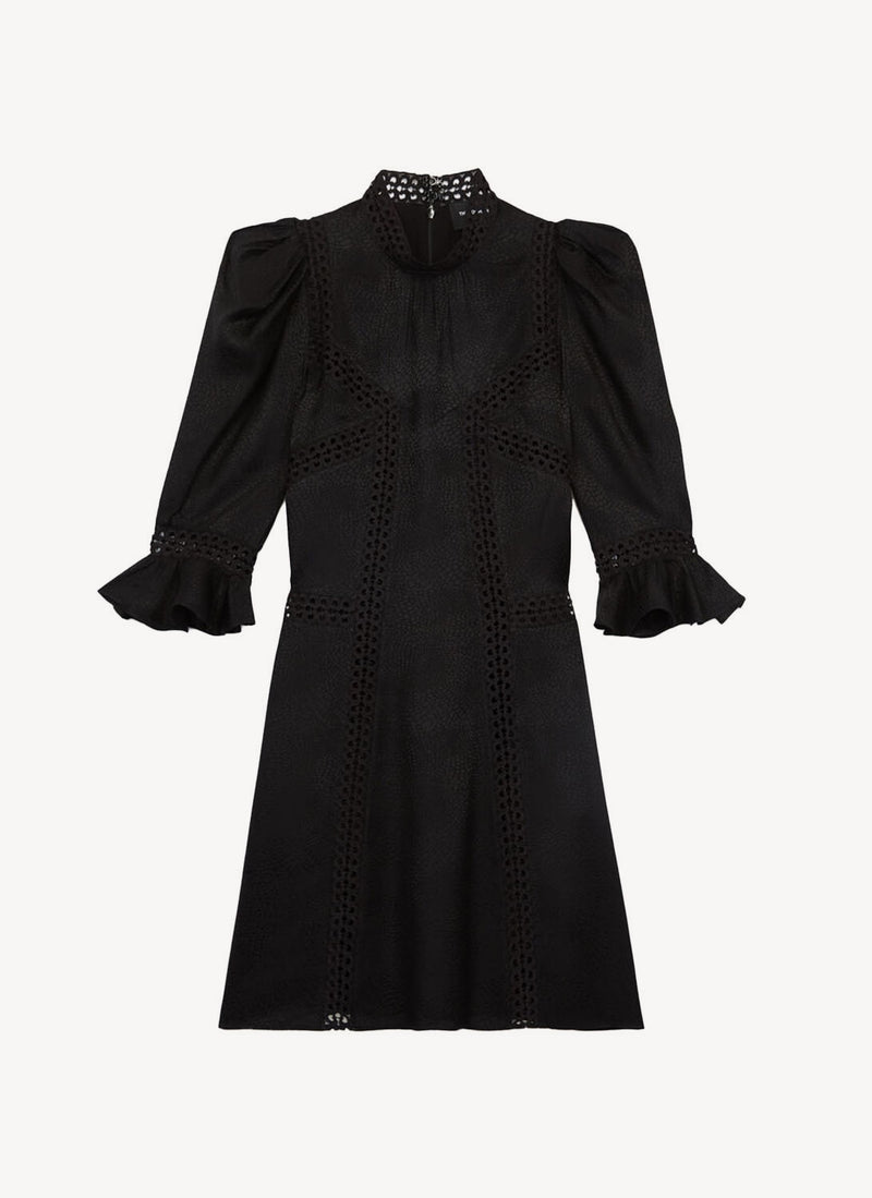 The Kooples - Robe Habillée - Black - Femme