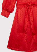 The Kooples - Robe Ceinturée - Red - Femme