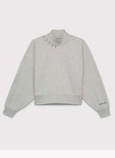 The Kooples - Sweatshirt Piercings - Light Grey - Femme