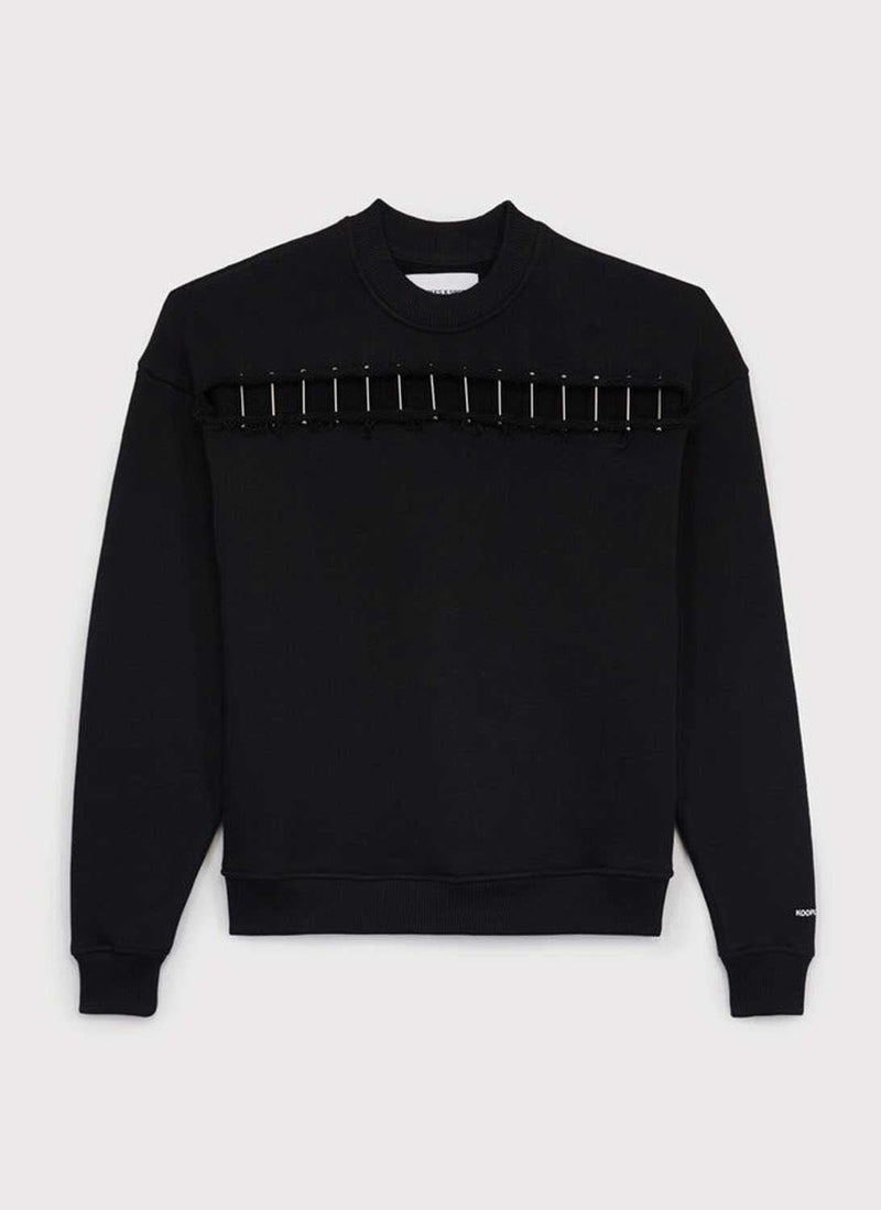 The Kooples - Sudadera Piercings - Negro - Mujer