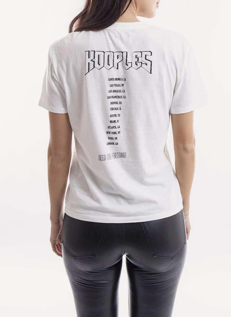 The Kooples - T-Shirt Imprimé - White - Femme