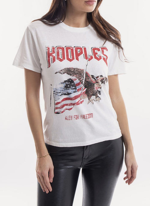 The Kooples - T-Shirt Imprimé - White - Femme