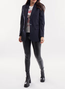 The Kooples - Veste De Costume - Navy - Femme