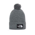 The North Face Box Logo Pom Beanie - Bonnet Mixte Gris
