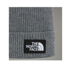 The North Face Box Logo Pom Beanie - Bonnet Mixte Gris