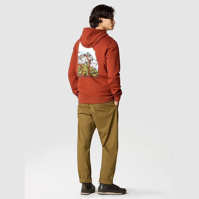 Sweat D'Hiver Seasonal Graphic - Orange - Homme