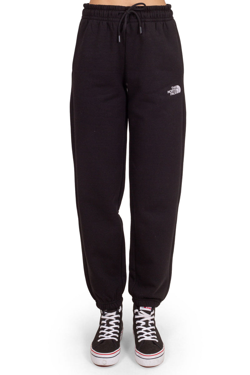 Women's Sports Pants With Logo - Black - Women