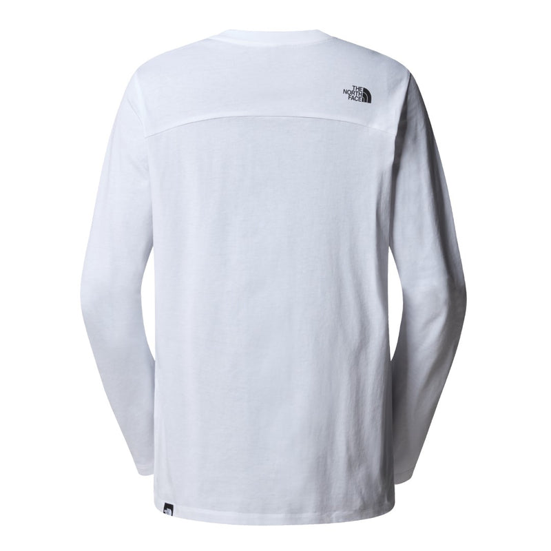 T-Shirt L/S Simple Dome - Blanc - Homme