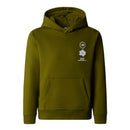 Hoodie Flower Graphic Relaxed- Vert - Homme