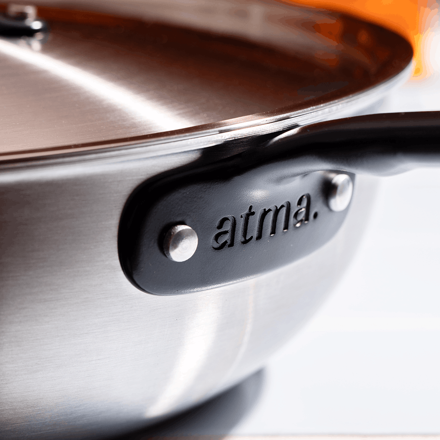 The Wok En Inox, Manche Noir - 24 Cm
