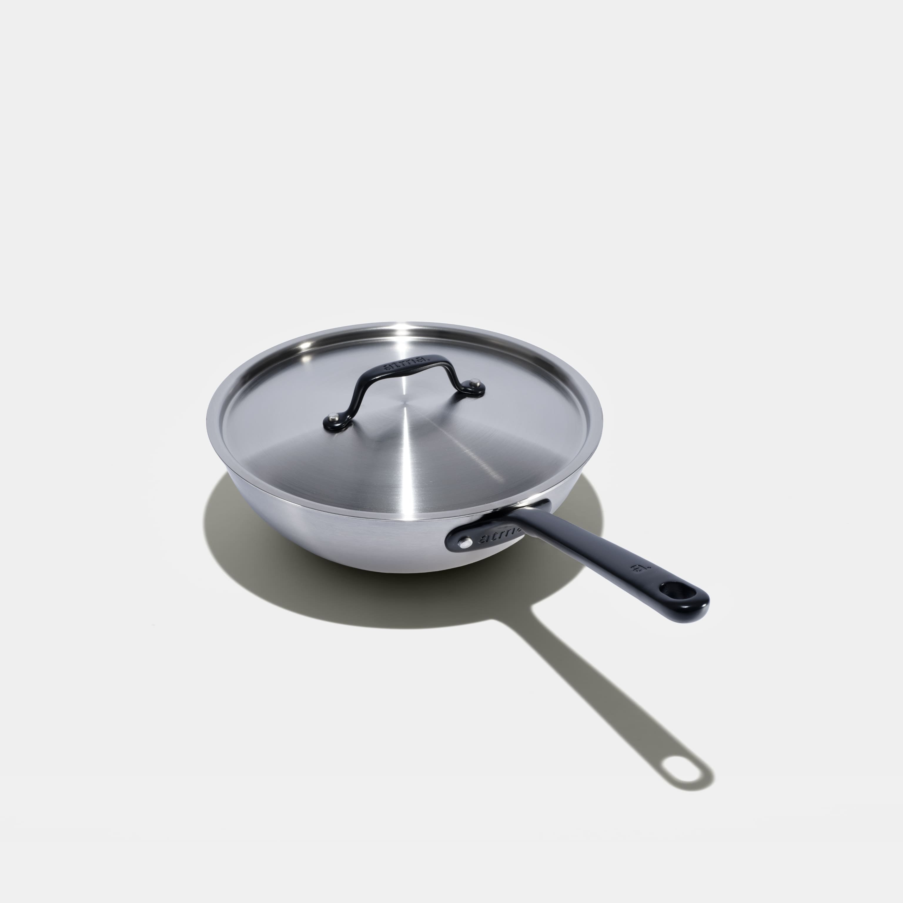 The Wok En Inox, Manche Noir - 24 Cm