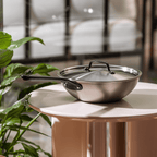 The Wok En Inox, Manche Noir - 24 Cm