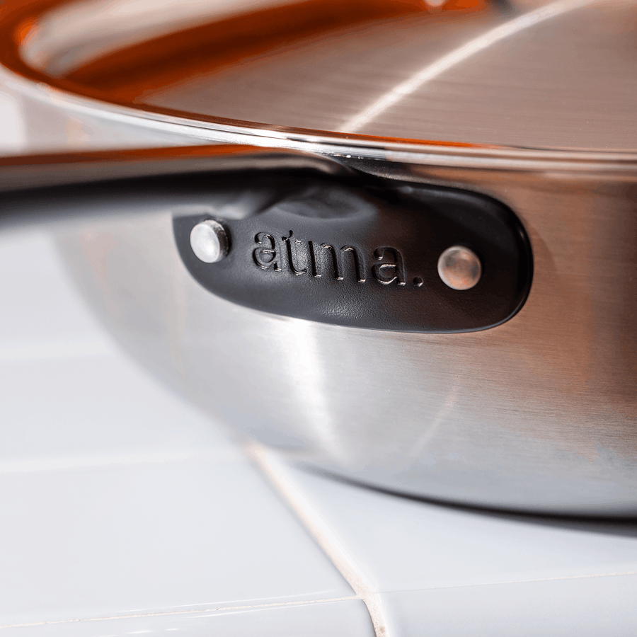 The Wok En Inox, Manche Noir - 28 Cm