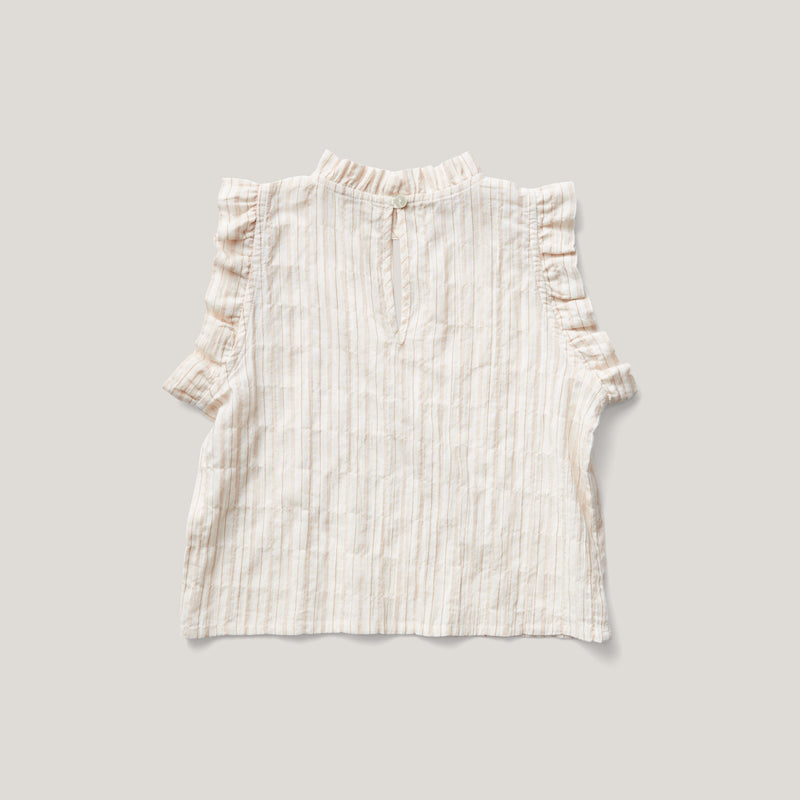 Blusa Thelma rayas tiza - Selección Soor Ploom disponible en amaetc.com, concept store ecológico para niños