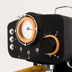 Thera Retro Matt - Cafetera Espresso Con Acabado Mate - Negro