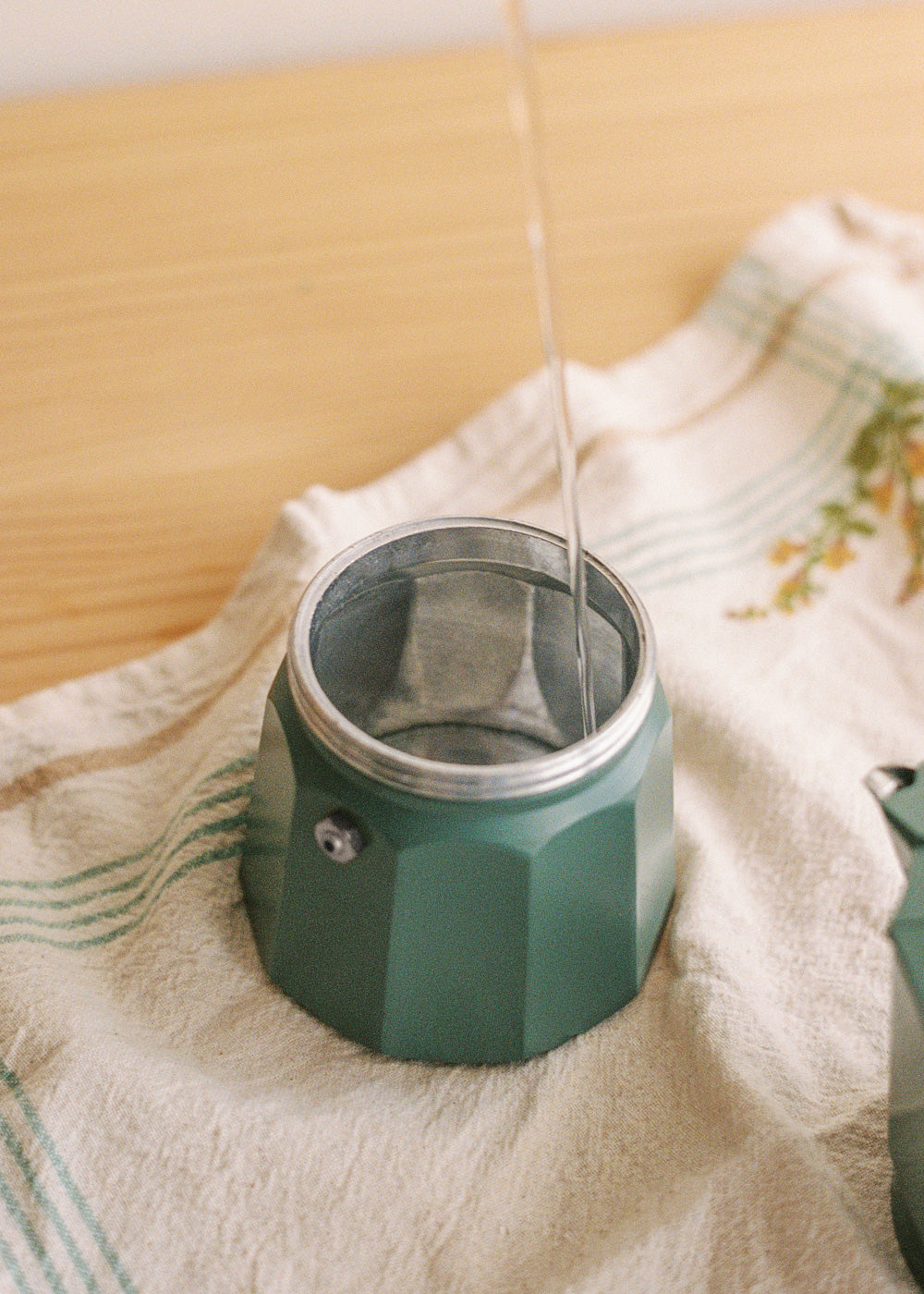 Thera Moka Retro - Cafetière Italienne - Vert Sauge