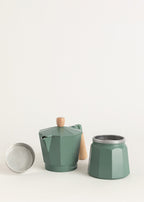 Thera Moka Retro - Cafetière Italienne - Vert Sauge