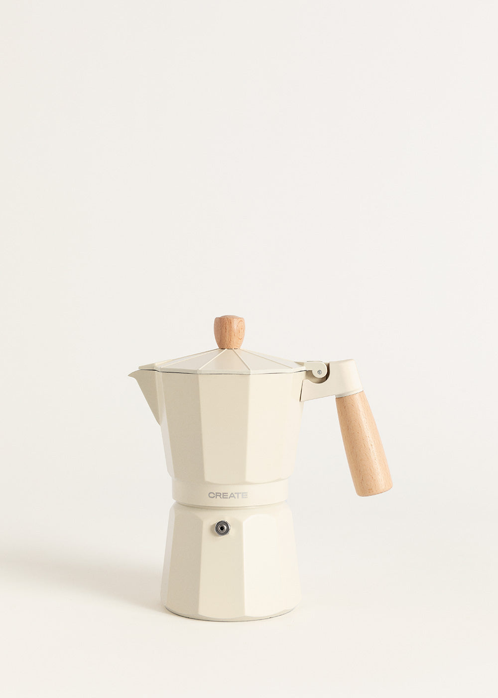 Thera Moka Retro - Cafetière Italienne - Blanc Cassé