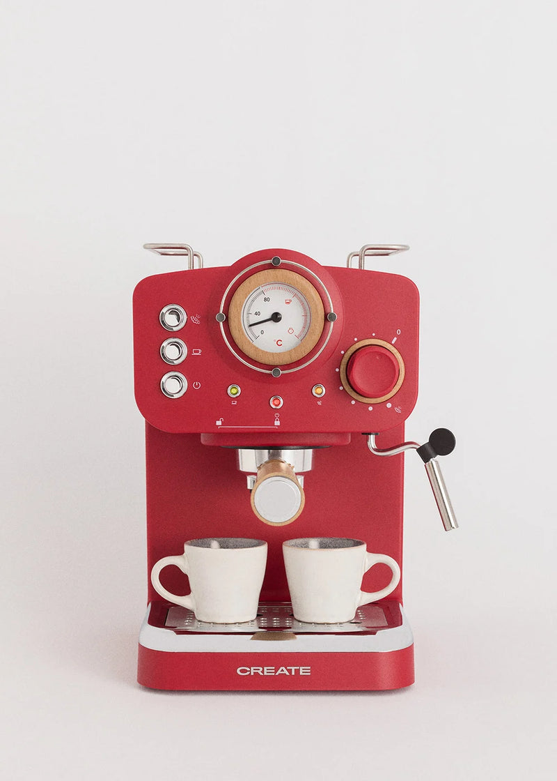 Thera Retro - Expresso Coffee Maker - Red