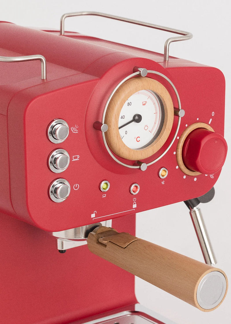 Thera Retro - Expresso Coffee Maker - Red