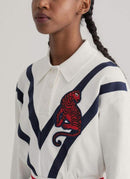 Gant - Polo Tiger Sripe Heavy Rugger - Eggshell - Femme