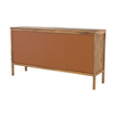 Buffet en cannage Tiki 2 portes 3 tiroirs