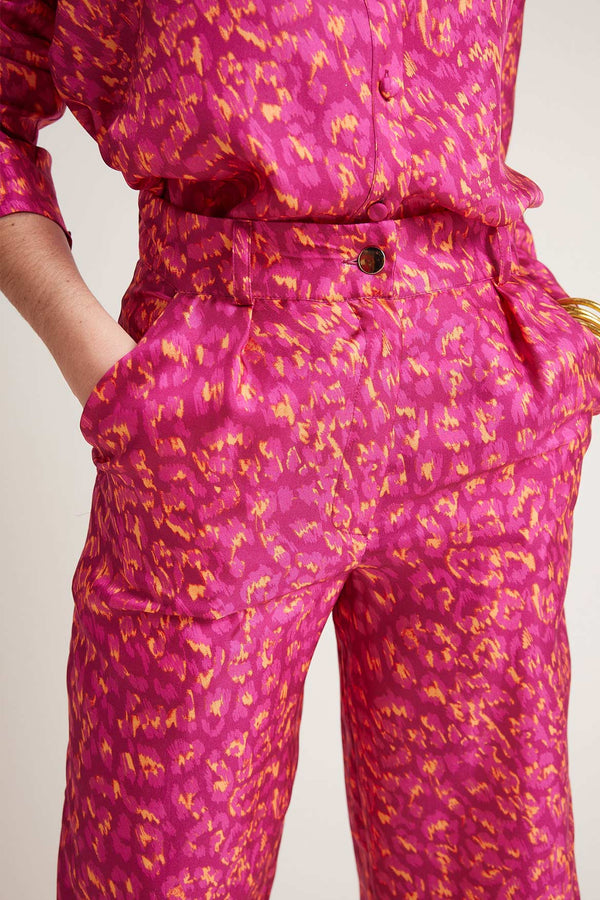 Tilda Leopardo Pink Trousers