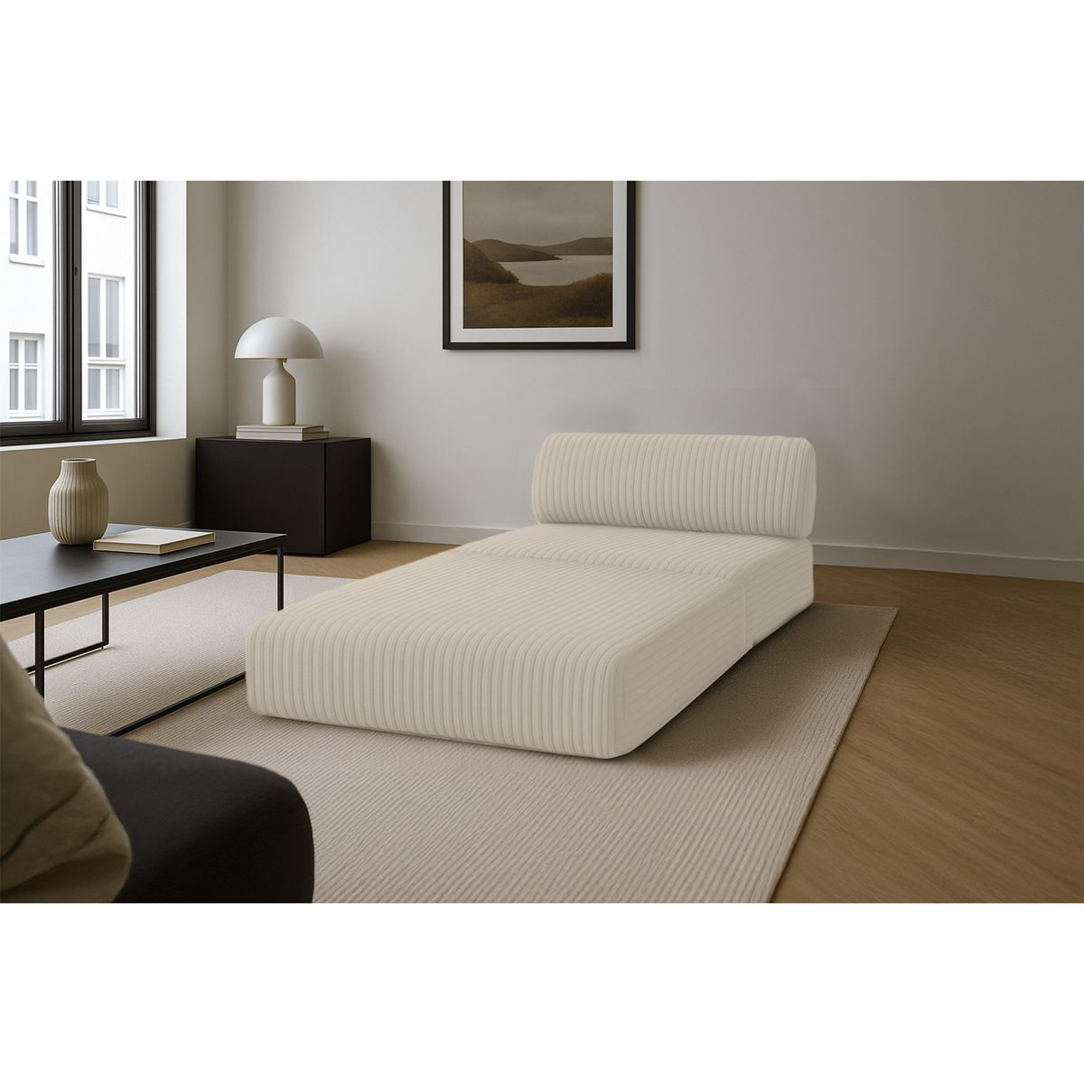 Fauteuil Tilia - Velours Côtelé XL