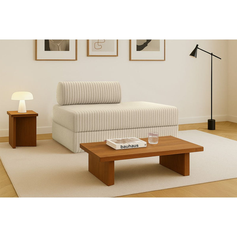 Canapé Droit Tilia - 2 Places - Velours Côtelé Xl