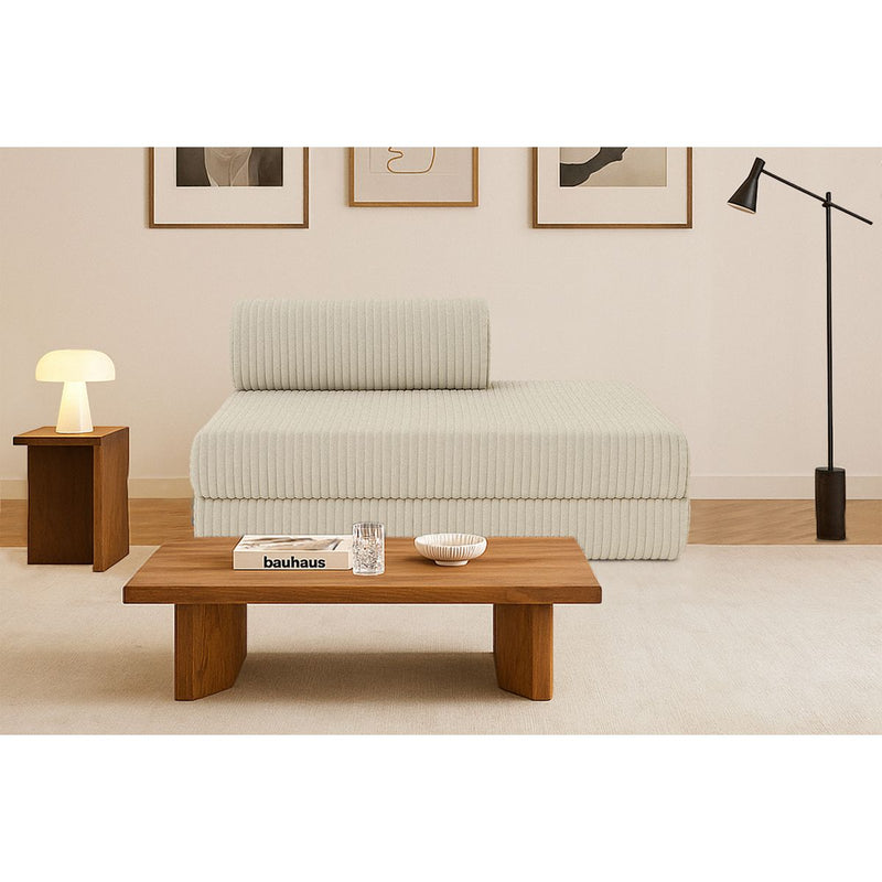 Canapé Droit Tilia - 2 Places - Velours Côtelé Xl