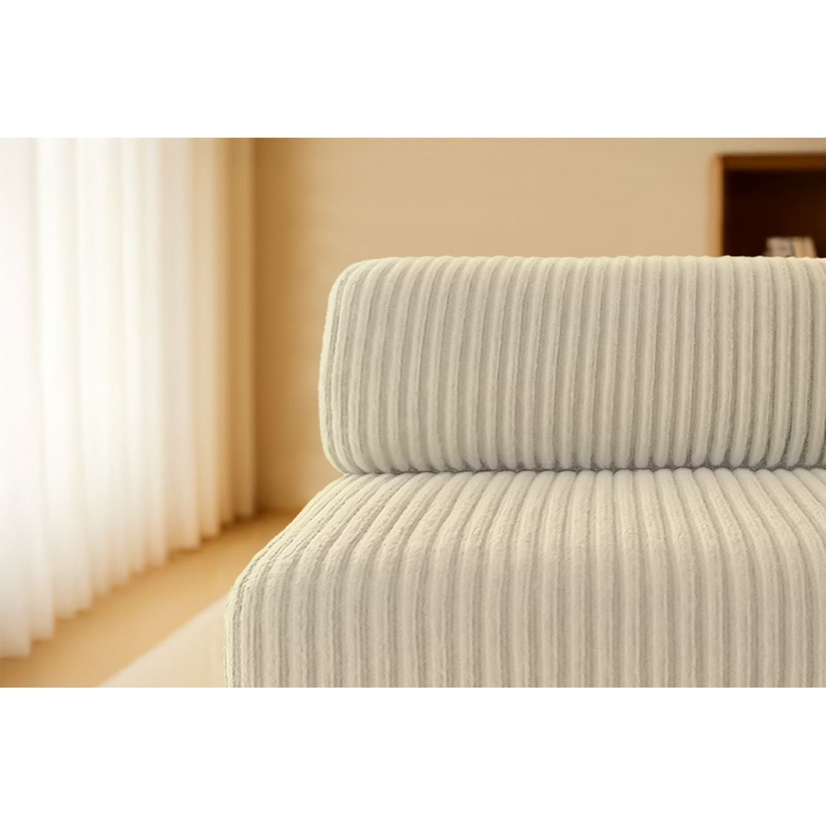 Fauteuil Tilia - Velours Côtelé XL