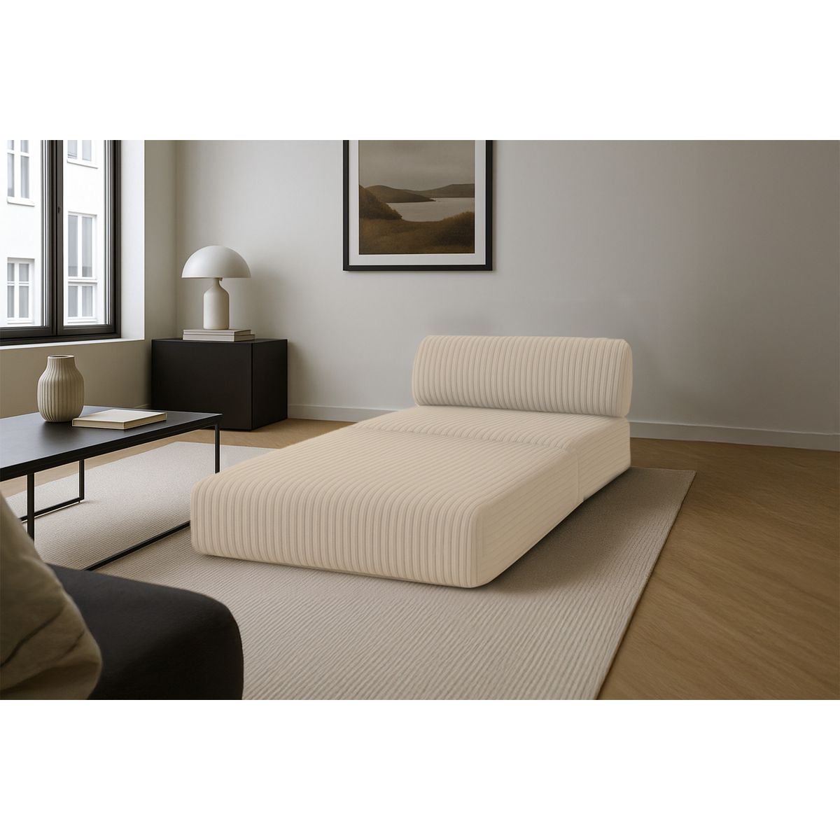 Fauteuil Tilia - Velours Côtelé XL