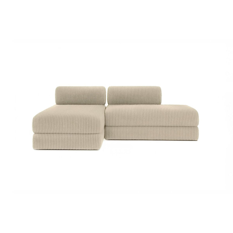 Canapé D'Angle Tilia - 5 Places - Velours Côtelé Xl