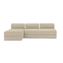 Canapé D'Angle Tilia - 6 Places - Velours Côtelé Xl
