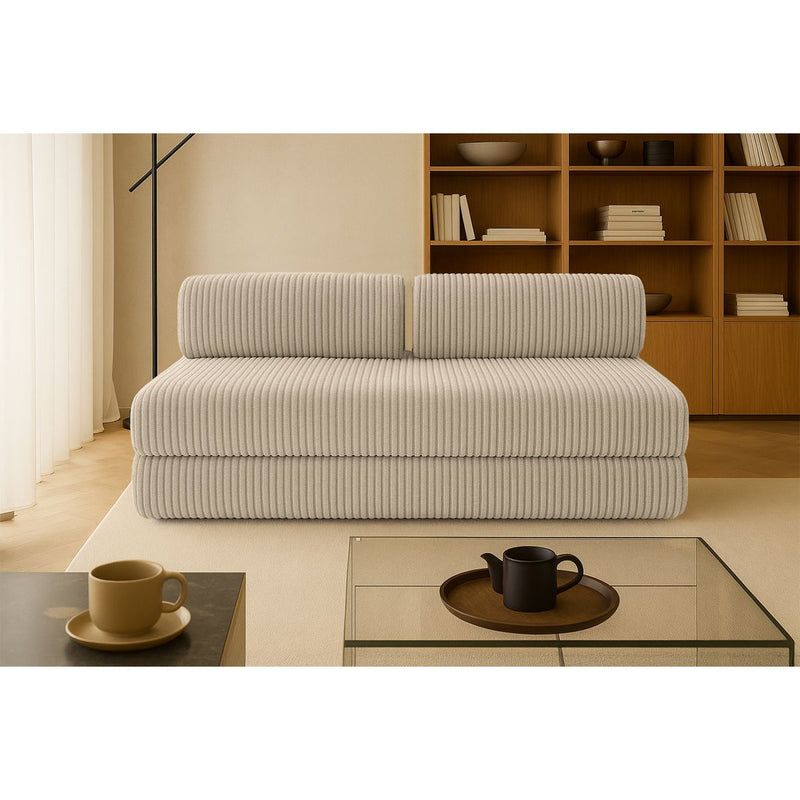 Canapé Droit Tilia - 3 Places - Velours Côtelé Xl