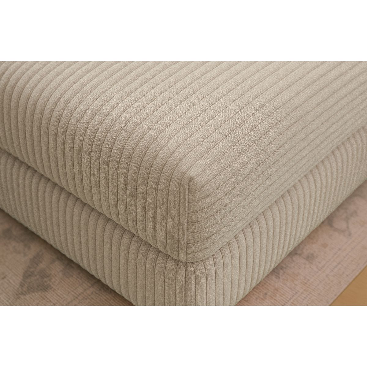 Pouf Tilia - Velours Côtelé XL
